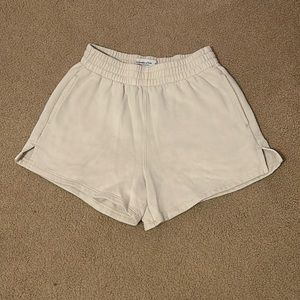Abercrombie and Finch cream color shorts